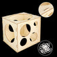 Auihiay 2-10 Inch Collapsible Wood Balloon Sizer Box Cube (9 Holes)