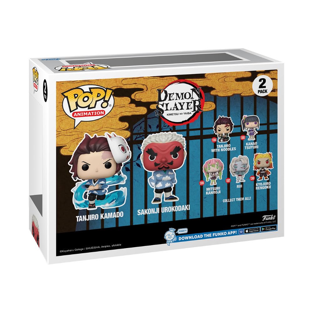 Funko Pop Animation Tanjiro Kamado & Sakonji Urokodaki