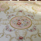 Beautiful Victorian Rose Floral Pink French Swirls Dollhouse Rug 1/12 1/6 (5.4"X8")