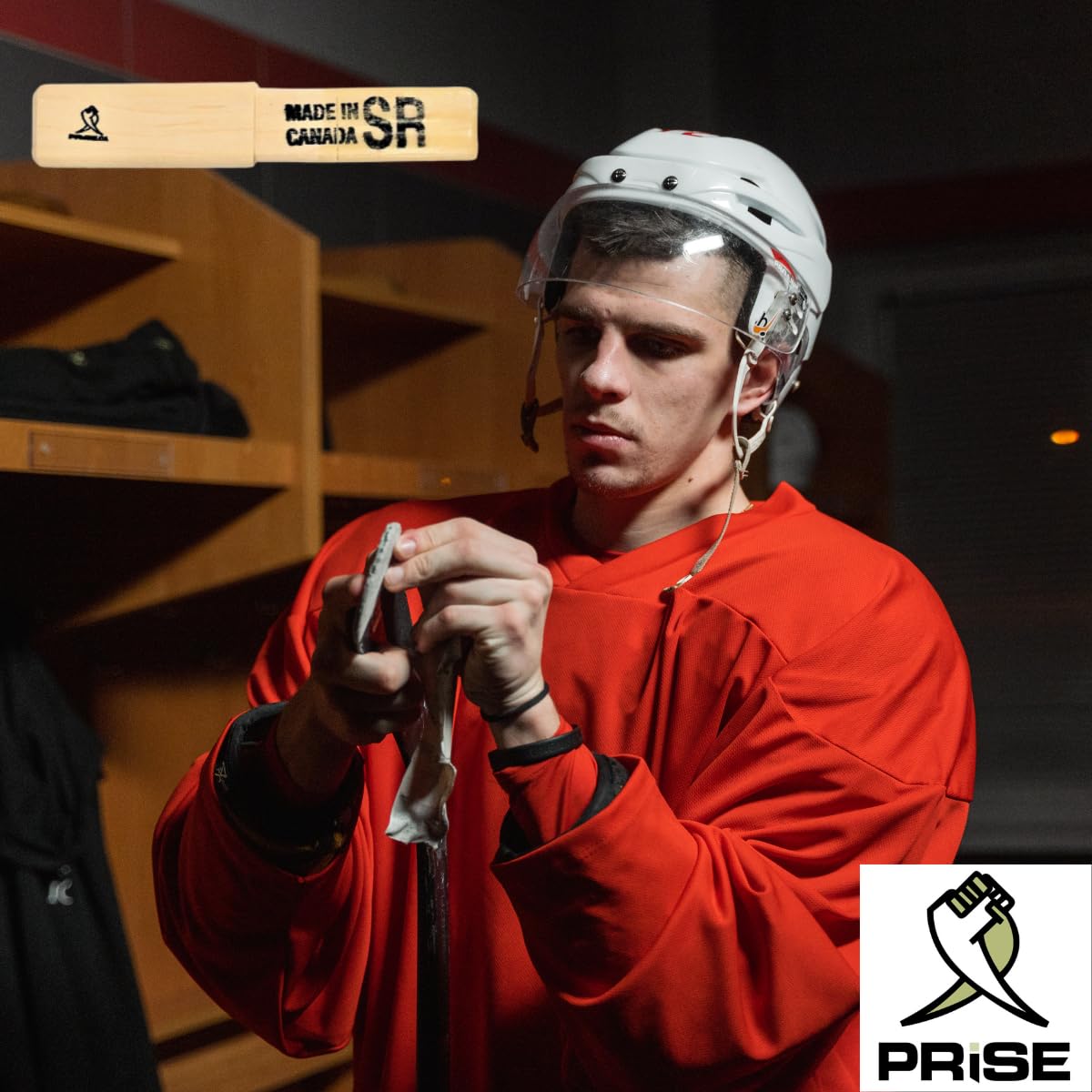 Prise | Solid Hockey Wood Stick Extention that fits All Composite Hockey Sticks. You can Extend Your Stick up to 12 inches. Very Robust, the tip is