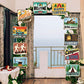 Boao 10 Pcs Camping Party Decorations Welcome Happy Camper Porch Sign
