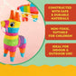 GIFTEXPRESS 6 Pack Mini Donkey Pinatas 7.5x5.5", Rainbow Party Decoration for Cinco De Mayo, Pinatas for Fiestas, Taco, Llama Birthday, Carnival