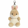 Aurora® Adorable Palm Pals™ Ella Bunny™ Clip-On- Fun Collectible Plush for Kids and Adult Collectors - Perfect for Backpacks and Birthday Gifts