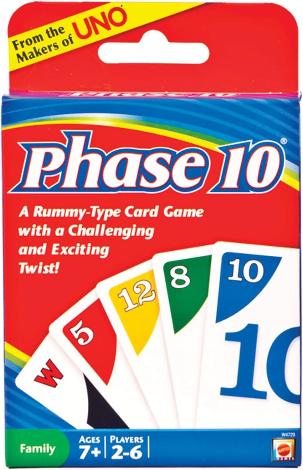 Mattel Games W4729 Phase 10 Card Game