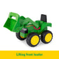 TOMY John Deere Sandbox Toy Set - Includes Dump Truck Toy, Bucket and Beach Shovel - Toddler Outdoor Toys and Farm Toys - Summer Kids Sand Toys