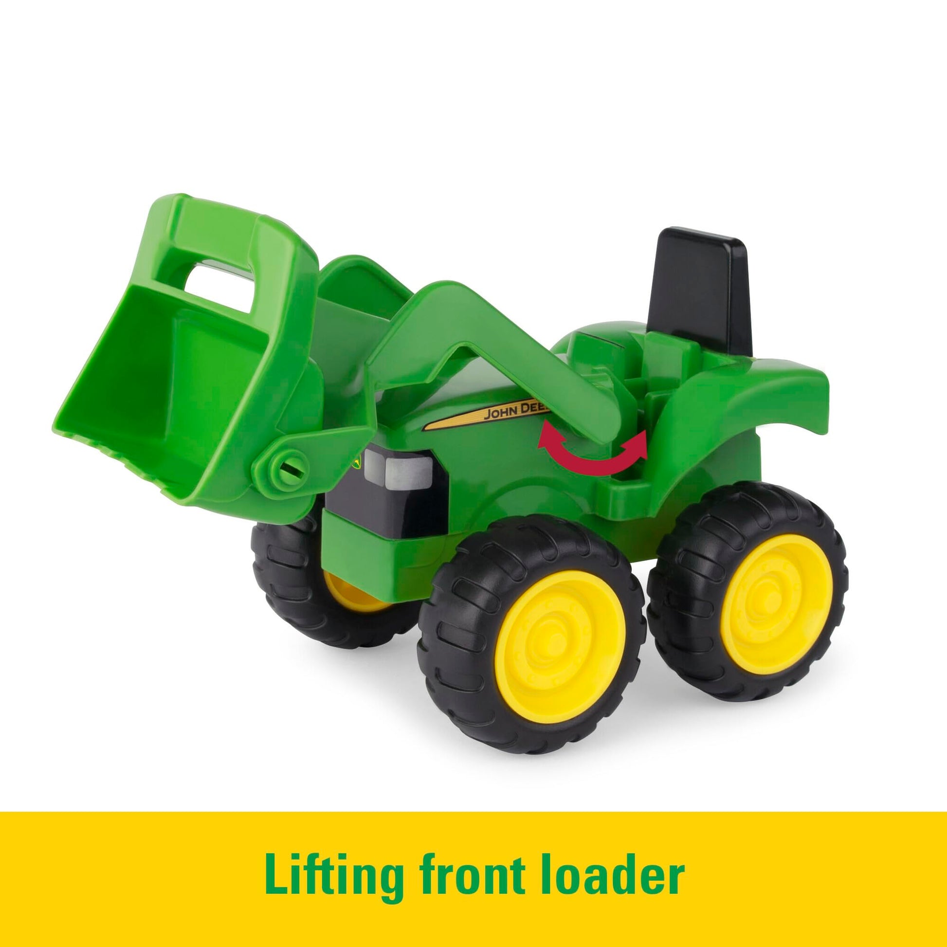 TOMY John Deere Sandbox Toy Set - Includes Dump Truck Toy, Bucket and Beach Shovel - Toddler Outdoor Toys and Farm Toys - Summer Kids Sand Toys