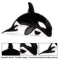 FLORMOON Animal Figures Realistic Little Killer Whale Plastic Early Educational Toys Cupcake Topper Party Gift for Kids 2+ Year Old