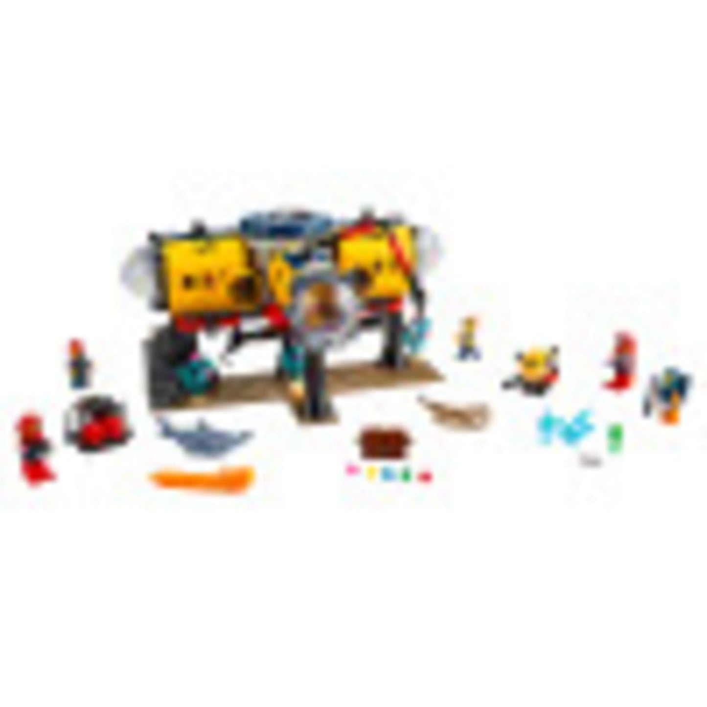 LEGO City Ocean Exploration Base Playset 60265, with Submarine, Underwater Drone, Diver, Sub Pilot, Scientist and 2 Diver Minifigures, Plus Stingray
