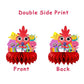 8Pcs Songs Table Centerpiece Birthday Party Supplies Double Side Table Decorations for Songs Themed Party Decorations