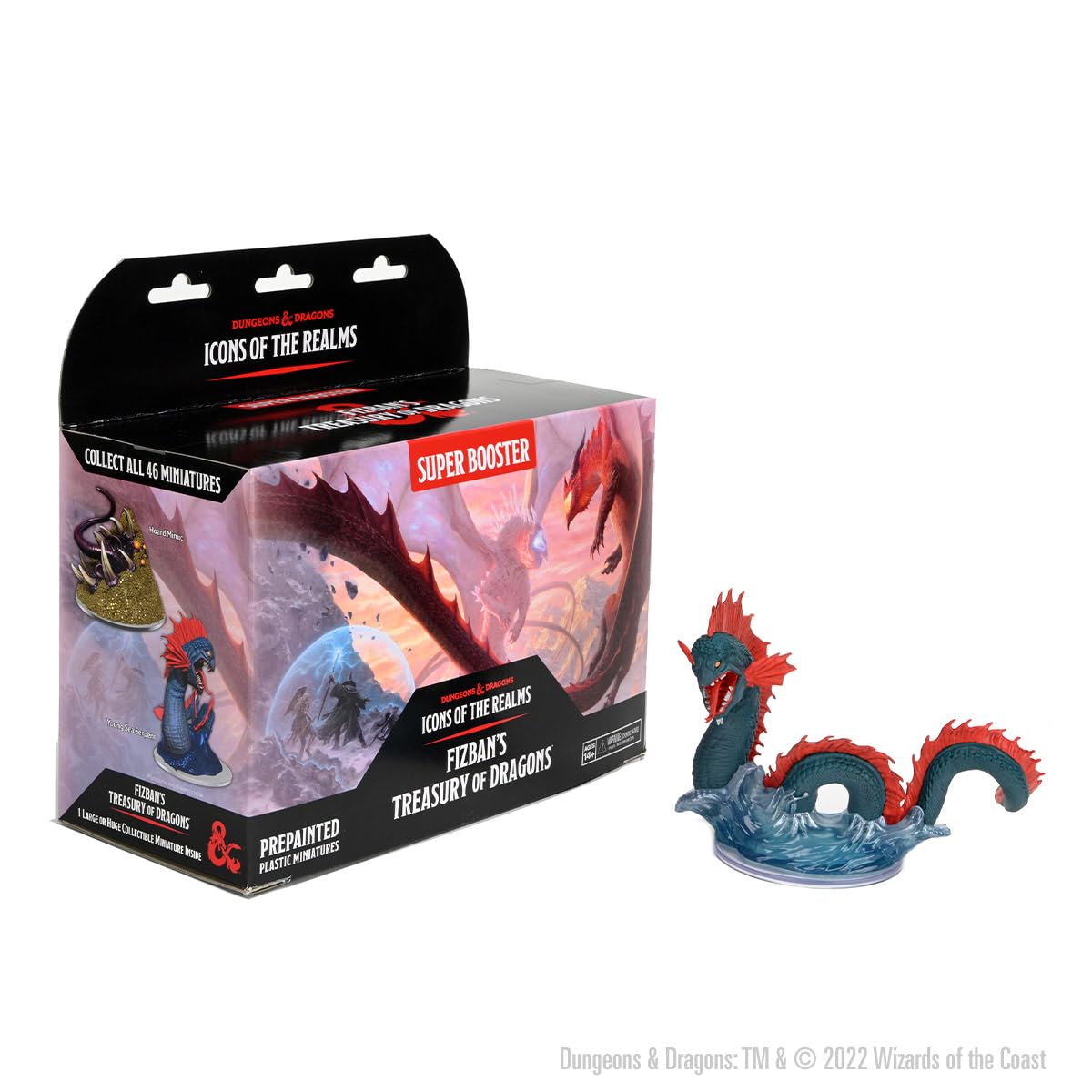 WizKids D&D Icons of the Realms: Fizban's Treasury of Dragons 8 Ct. Booster Brick (Set 22)