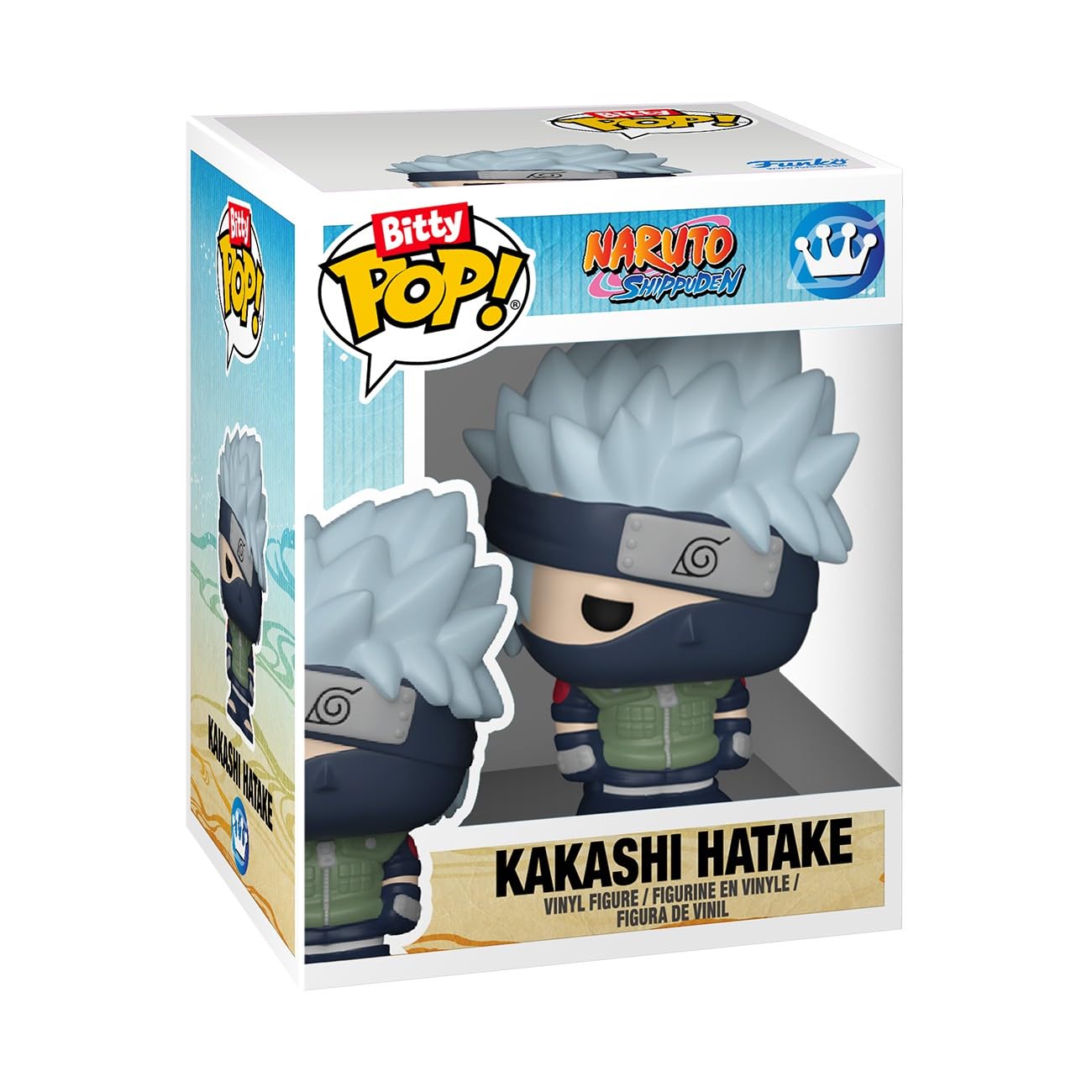 Funko Pop! Bitty: Naruto Shippuden - Kakashi, Sakura, Sasuke, and Chase Mini Figure - 0.9 Inch (2.2 Cm) - Anime Collectable - Gift Idea - Stackable