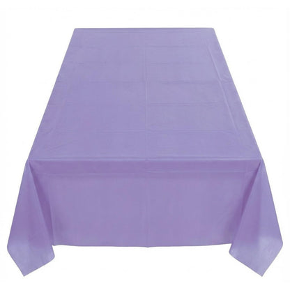 Fun Express Lilac Plastic Tablecover 54" x 108", 1 Piece
