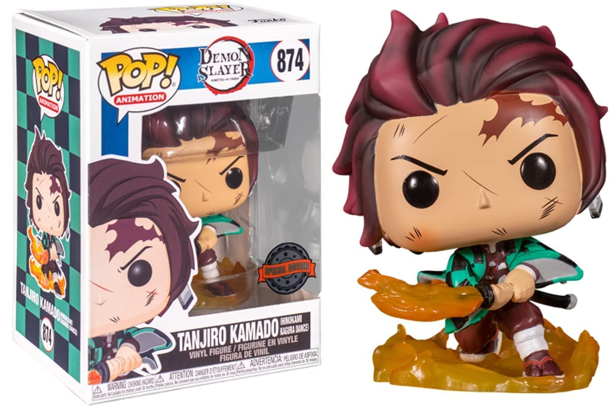 Funko Pop Demon Slayer Tanjiro Kamado with Flaming Blade