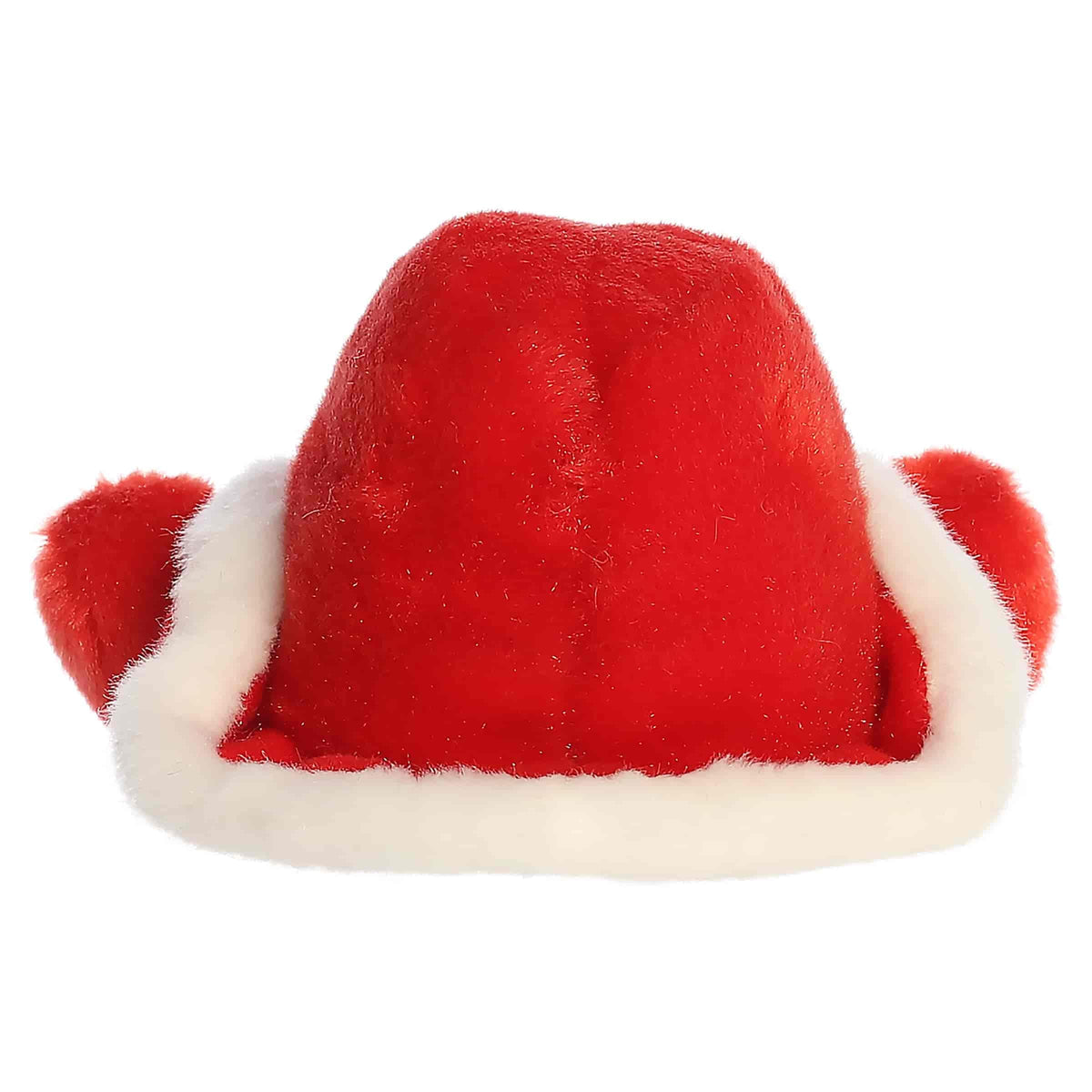 Aurora Palm Pals 5" Santa Cowboy Hat Festive Plush