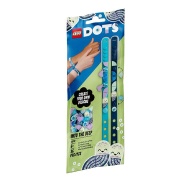 LEGO DOTS Into The Deep Bracelets with Charms 41942 DIY Craft Bracelet Kit; A Friendship Gift for Kids Aged 6+ (36 Pieces)
