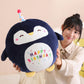 Litence Cute Penguin Plush Stuffed Animal Soft Happy Birthday Plushies Pillow Toy Gifts for Boys and Girls Home Decor