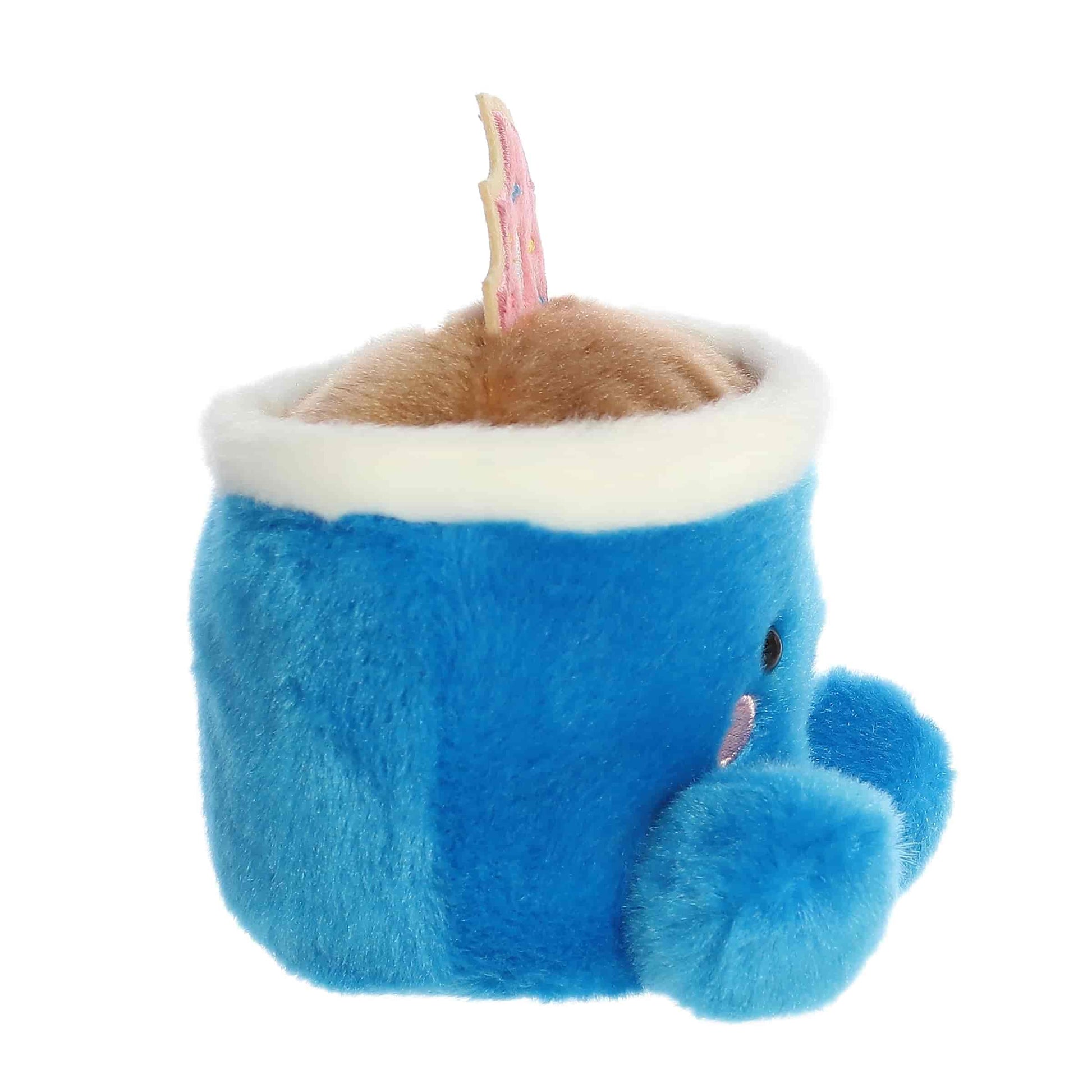 Aurora® Adorable Palm Pals™ Tariq Coffee & Donut™ Stuffed Animal - Fun Collectible Plush For Kids and Adult Collectors - Perfect for Decorating Rooms