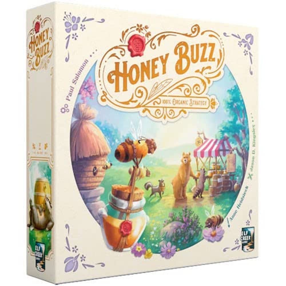 Honey Buzz Board Game - Strategic Worker Placement & Economic Engine Builder - Fun Resource Management Game for Gamers and Hobbyists