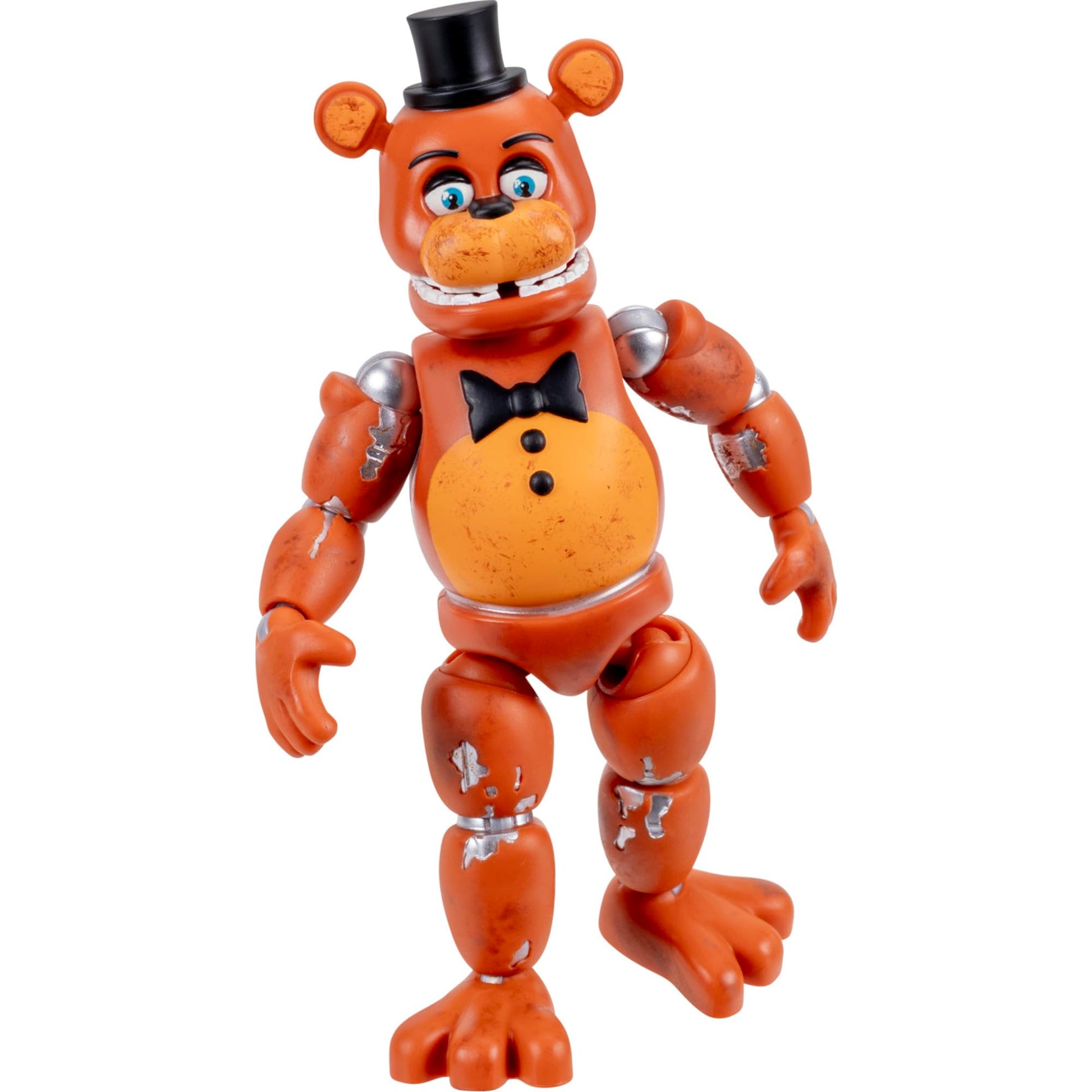 Jazwares Five Nights at Freddy’s Withered Freddy - 5-Inch Articulated Figure with Jumpscare Feature and Glow-in-The-Dark Eyes