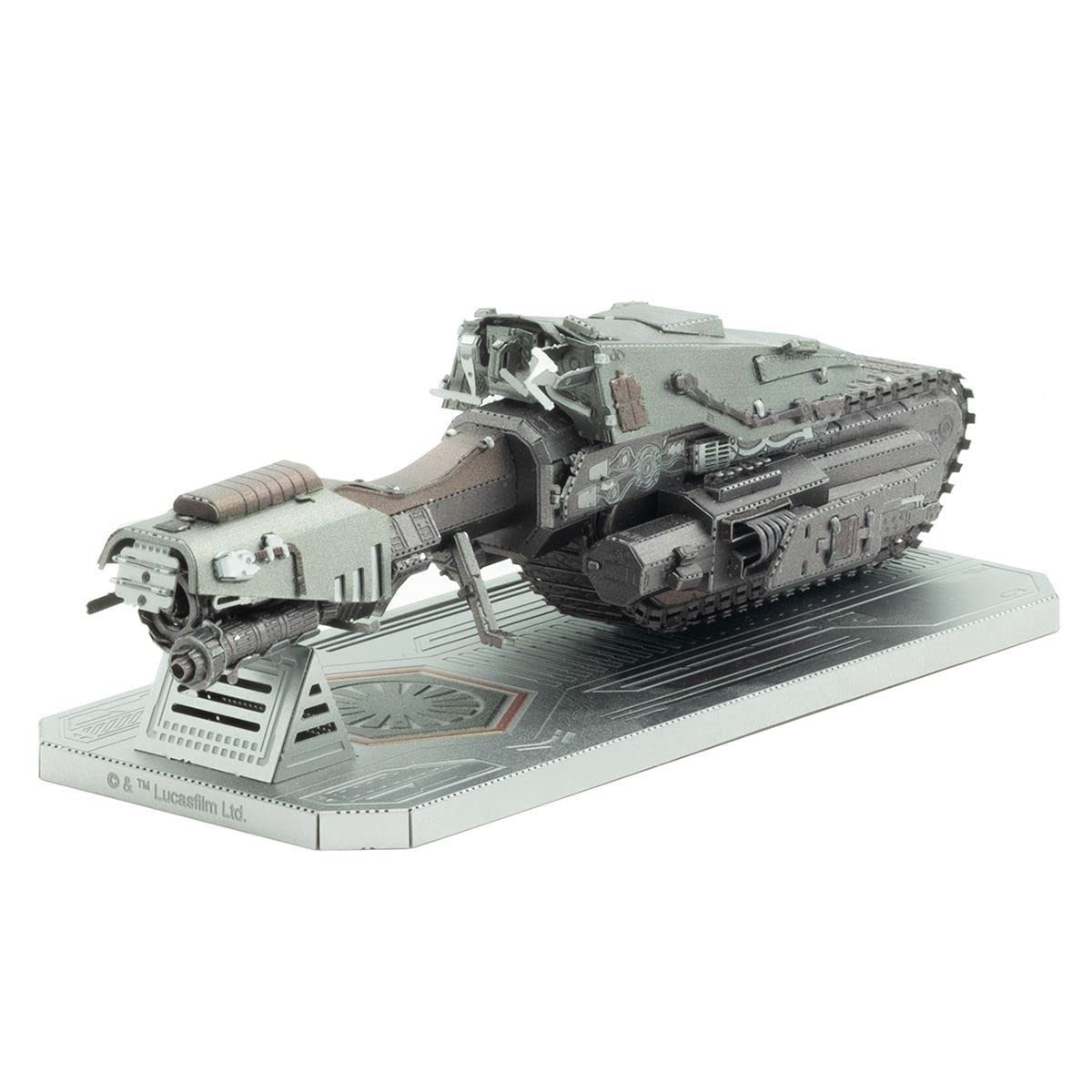 Metal Earth Puzzle 3D Treadspeeder First Order Metal Puzzle Star Wars Building Model Kits for Adults Challenging Level 9.4 X 4.06 X 3.94 Cm