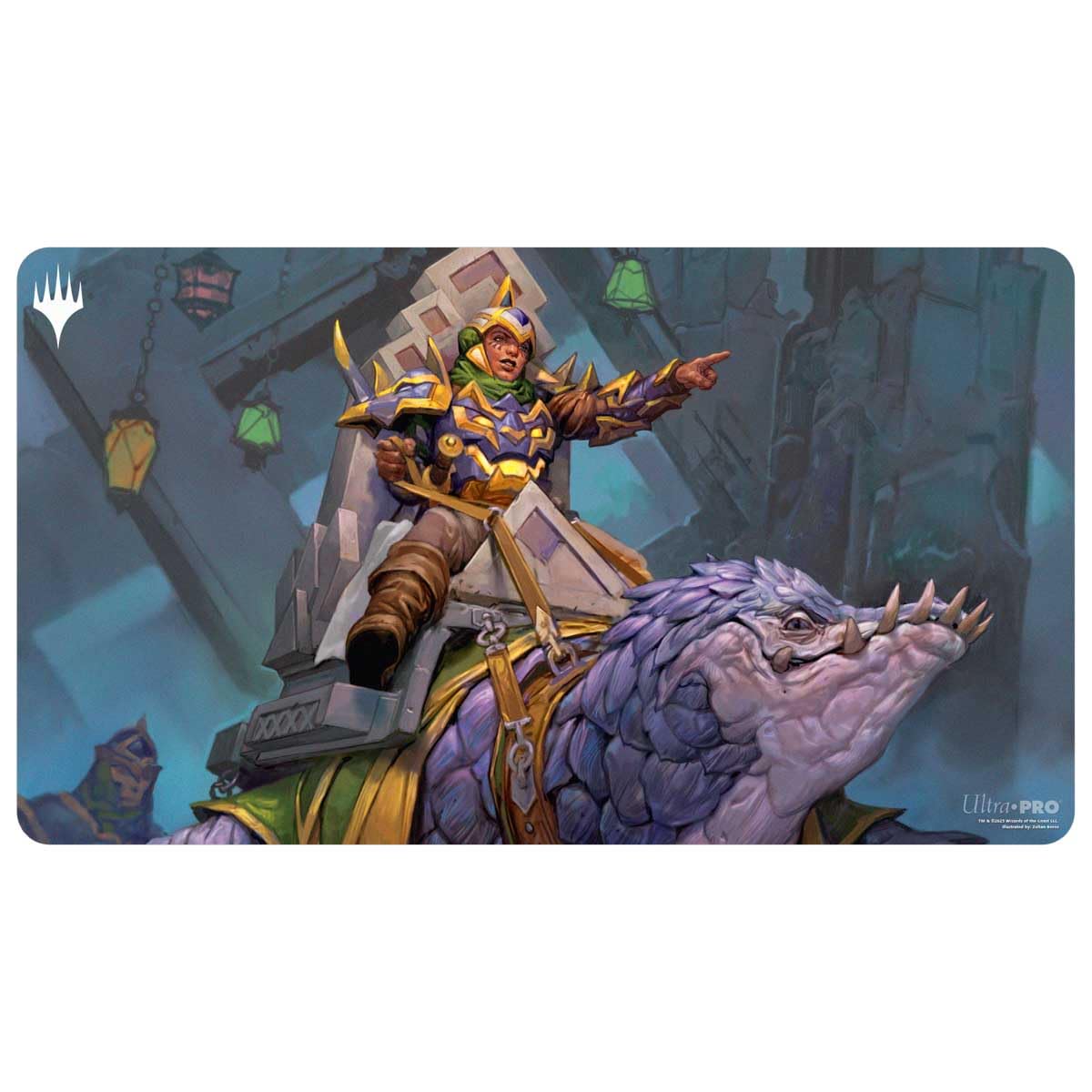 Ultra PRO - Tarkir Dragonstorm Felothar the Steadfast (Abzan Armor Commander Deck) Playmat for Magic: The Gathering | Gaming Table Mat, Card Game
