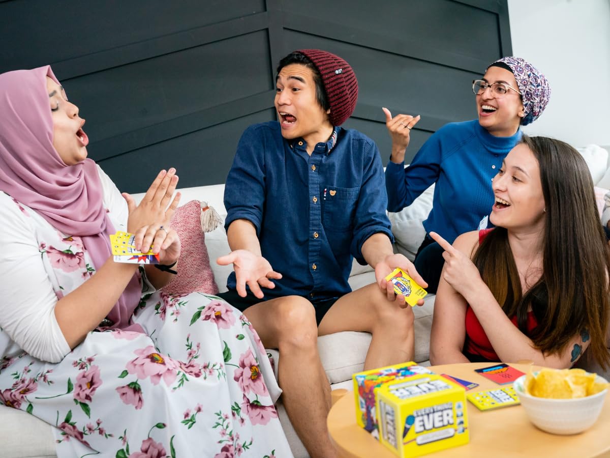 Everything Ever Card Game | Fun Family Games for Adults, Teens, & Kids | Fun Quick Party Game | 20 Minutes | Ages 12 and Up | for 2 to 10 Players |