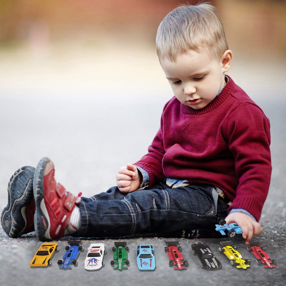 ArtCreativity 25 Pc-Diecast-Toy Car Set, Durable-Diecast-Mini Racers in Assorted Designs, Cool Birthday Party Favors for Kids, Goodie Bag Stuffers
