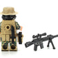 Battle Brick 1.6 Inches Tall Marine Force Recon Sniper Custom Minifigure | Collectible Genuine Military Minifig | Printed Camo | Gear Made in the USA