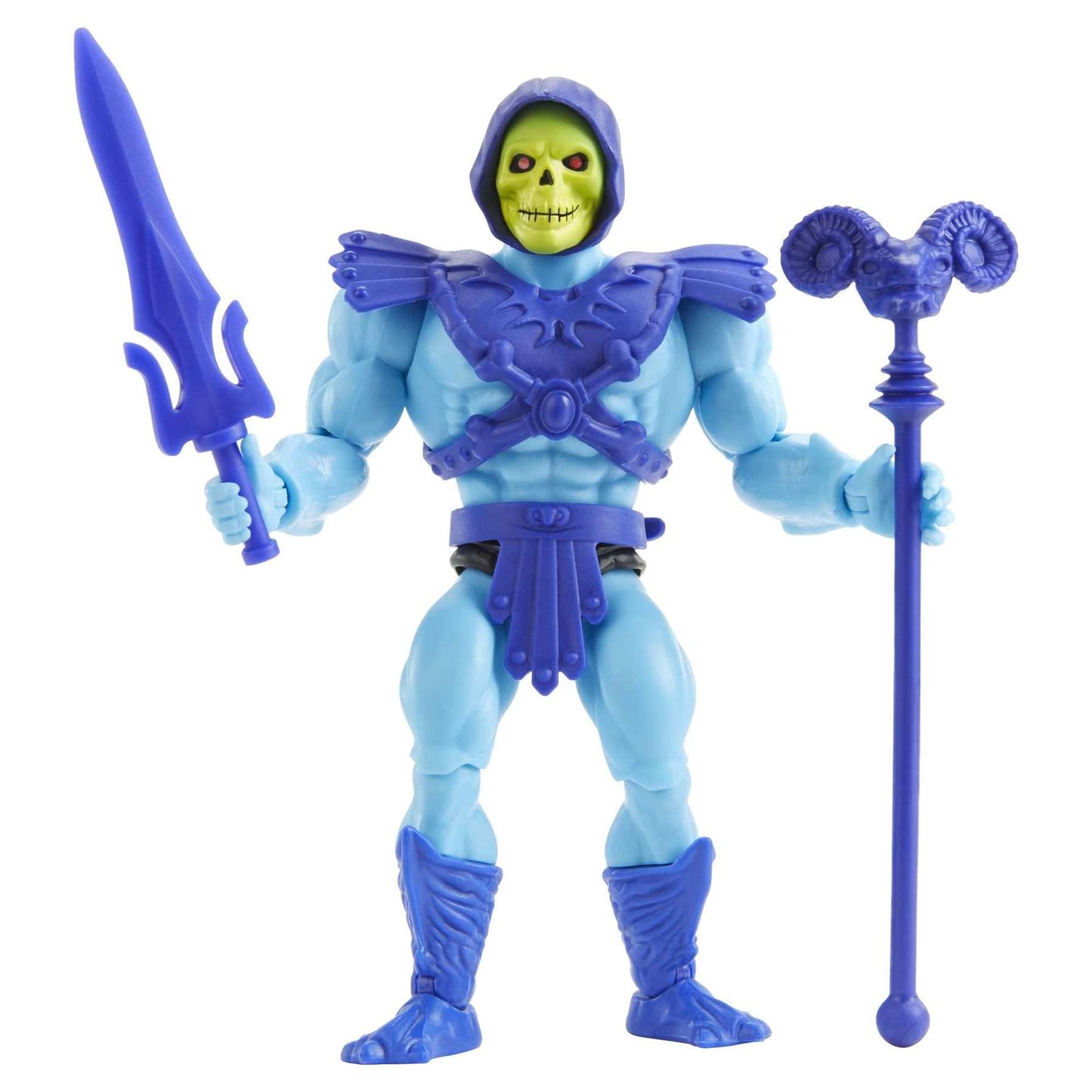Masters of the Universe Origins Skeletor Action Figure, Battle Character for Storytelling Play and Display, Gift for 6 to 10 Year Olds and Adult
