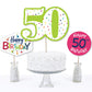 Big Dot of Happiness 50th Birthday - Cheerful - Colorful Party Centerpiece Sticks - Table Toppers - Set of 15