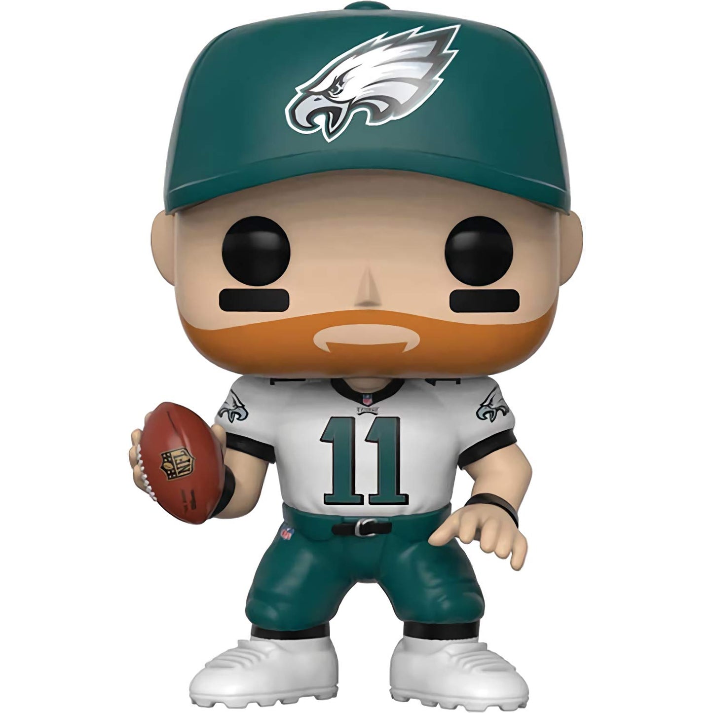 Cars o n W e n t z [Philadelph i a Eagl e s]: Fun ko P o p ! Football Vinyl Figurine Bundle with 1 Compatible 'ToysDiva' Graphic Protector (074-31727