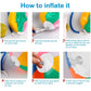 12'' Beach Balls for Kids: Inflatable Pool Ball Bulk Party Favors (30 Pack)