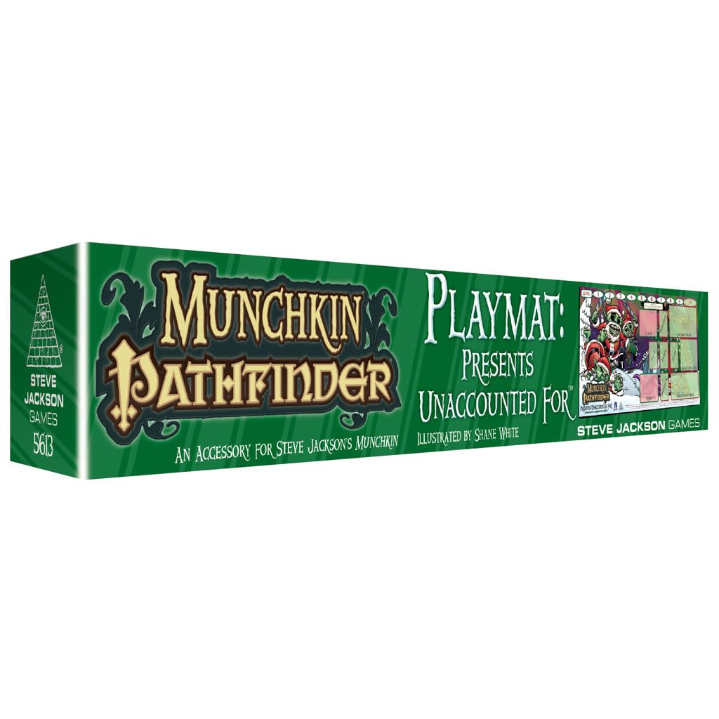 Munchkin Pathfinder Playmat: Presents Unaccounted for | Level Tracker | Munchkin Card Game Accessory | Adult, Kids, & Family Card Game | Fantasy
