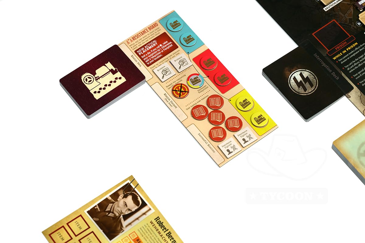 Victory Point Games Black Orchestra: Resistance Expansion - 3-Module Expansion for WWII Strategy Game, 6 New Conspirators, Adds Red Orchestra