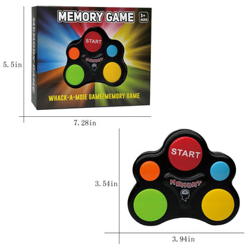 Light & Sound Memory Game - Interactive Electronic Toy for Focus & Reaction Training