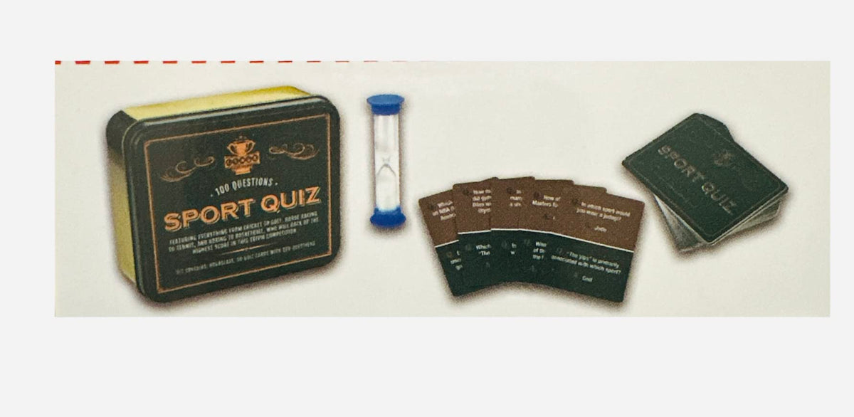 The Original Sports Trivia Game: 90's Trivia in Tin Container with Timer