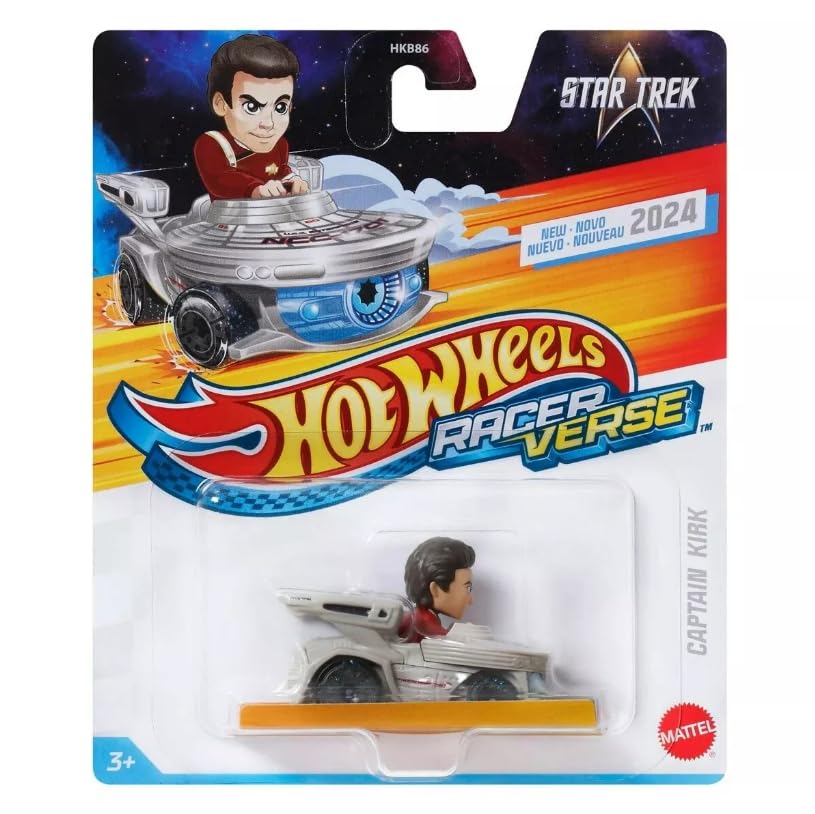Hot Wheels Racer Verse Captain Kirk Diecast Car