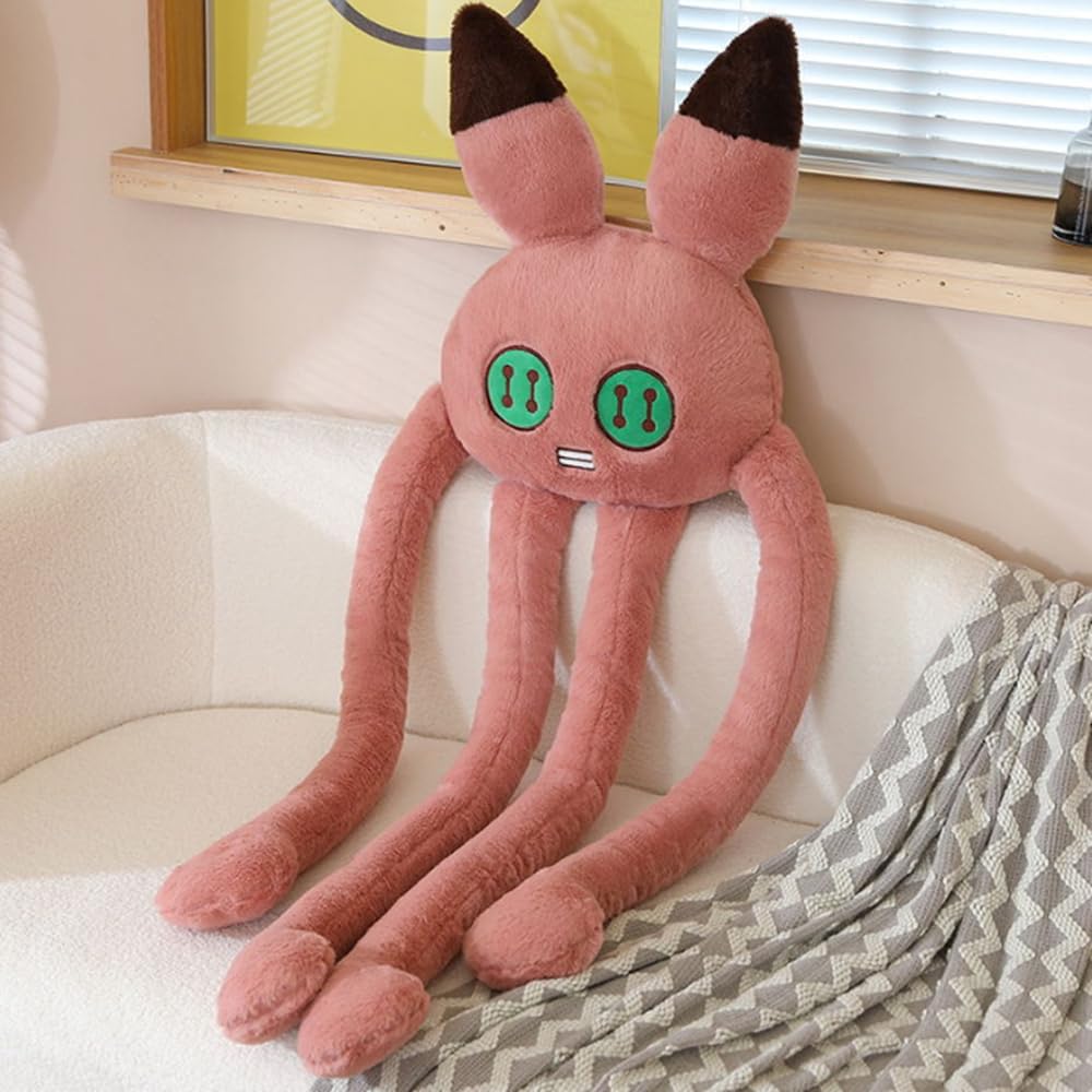 JPORSHU Long Cat Plush Kawaii Body Pillow?39" Cute Black Cat Stuffed Animals Soft Plushies?Octopus Tentacle Long Cat Throw Pillow?Gift for Girlfriend