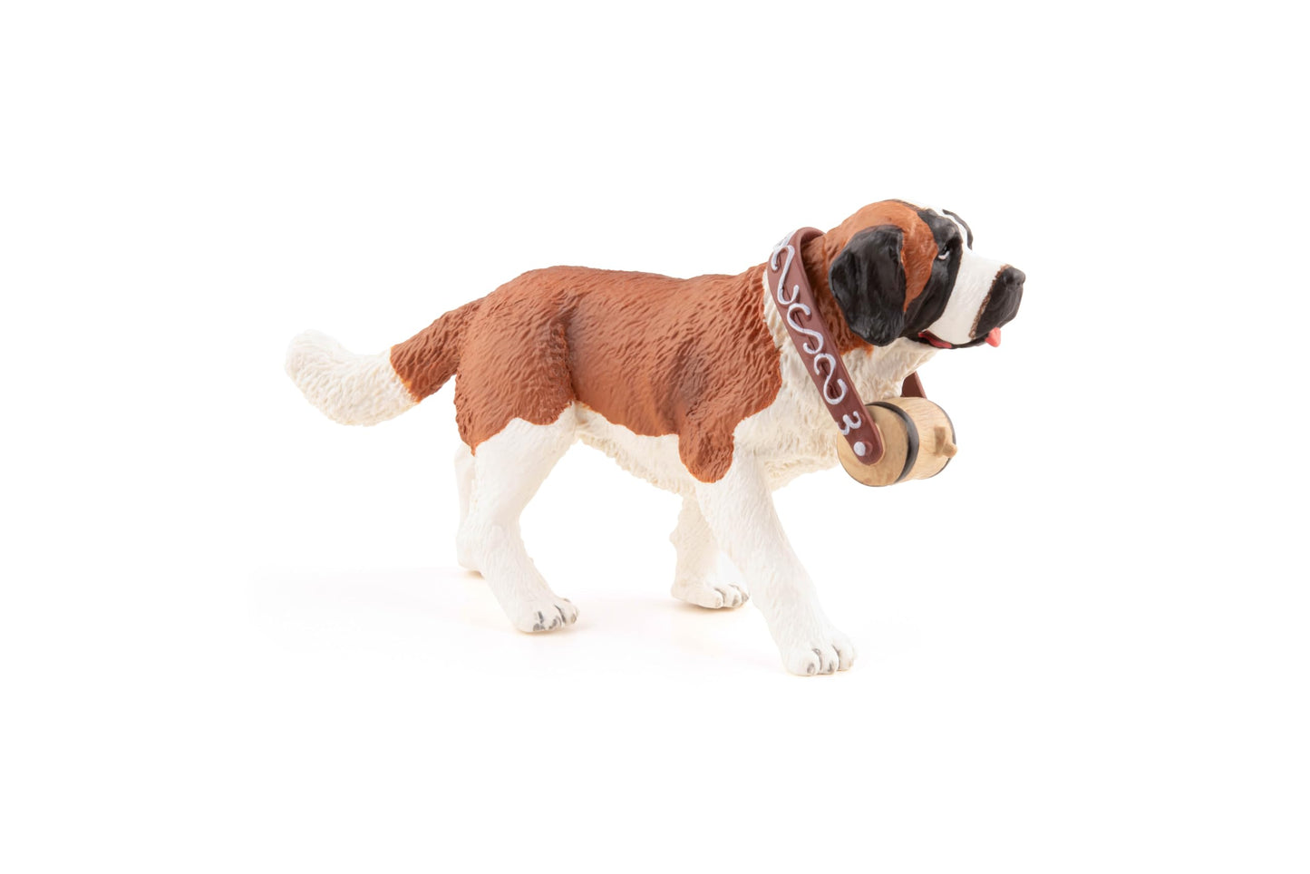 Papo - Realistic Saint Bernard Figure Toy for Kids - Ages 3+ - Dogs and Cats Collection - Educational Play Pets - Gift Idea Toy for Girls and Boys