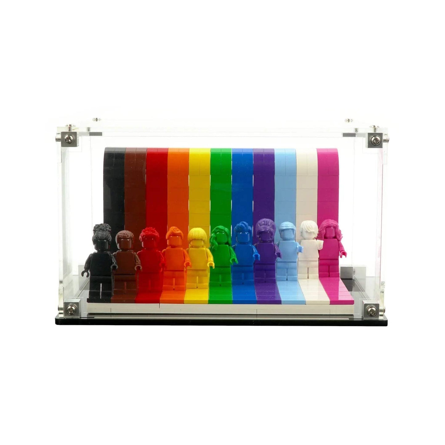 Brickcessories Display Case Compatible with Lego 40516 - Everyone is Awesome - Clear Acrylic Dustproof Showcase - Set Not Included