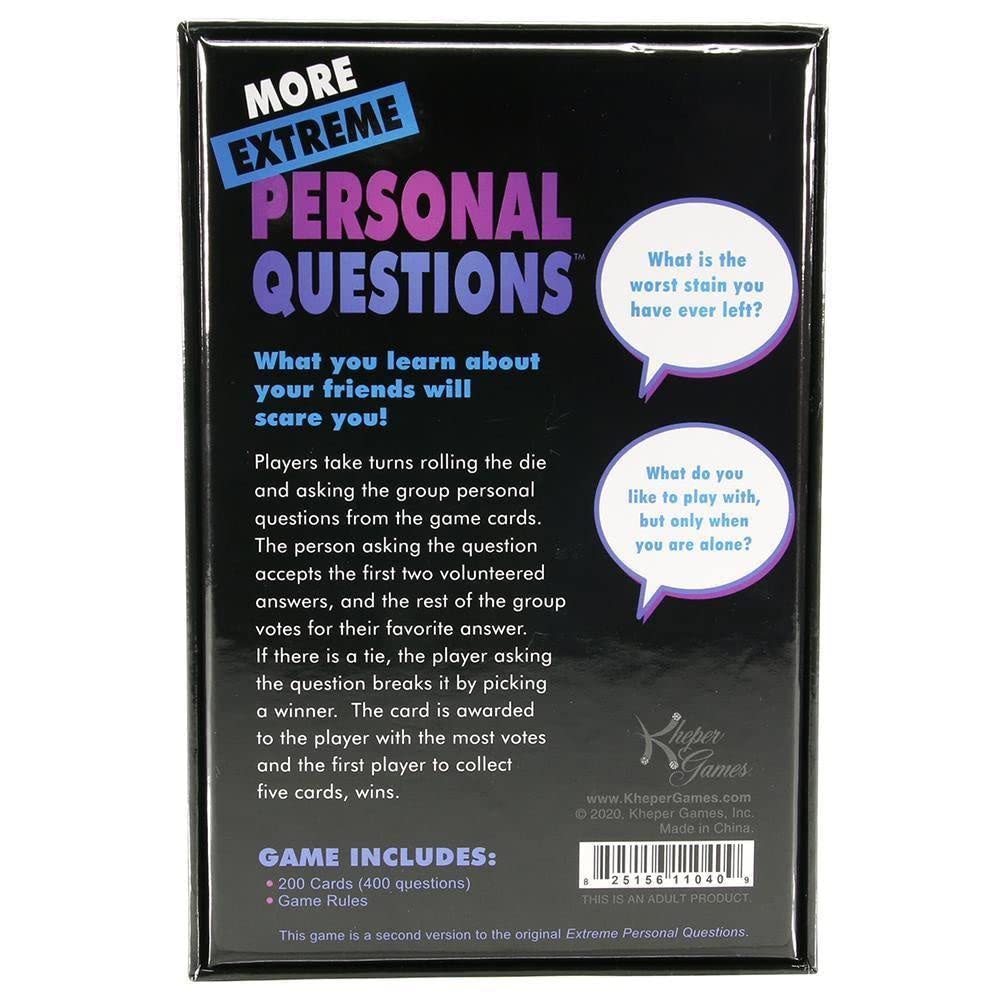 More Extreme Personal Questions - The Party Game That Breaks All Your Boundaries