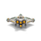 Star Wars Micro Galaxy Squadron Ghost Series 3-15-Inch Vehicle with Motion Activated Lights, Sounds, and 4 Micro Figures