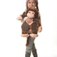 Hugo Warmkins Original 18" Weighted Sensory Plush Monkey Feels Like a Warm-Hug,Therapeutic,Calming,Comforting.Hot/Cold,Microwavable,Doubles as