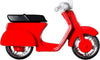 Hot Wheels Deadpool Scooter 1:64 Scale Vehicle from Blockbuster Movies, TV, & Video Games, Iconic Replicas for Play or Display, Gift for Collectors