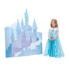 Fun Express Winter Princess Castle Cardboard Stand-Up - Frozen Birthday Party Decorations & Photo Booth Backdrop | 44x55 Large Display for Disney