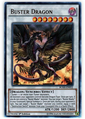 YU-GI-OH! - Buster Dragon (BOSH-EN052) - Breakers of Shadow - 1st Edition - Ultra Rare
