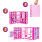 Barbie Dream Dressing Room Playset with 29 Pieces Including Doll, Vanity, Clothing Racks & Accessories, Portable Folding Closet with Handle