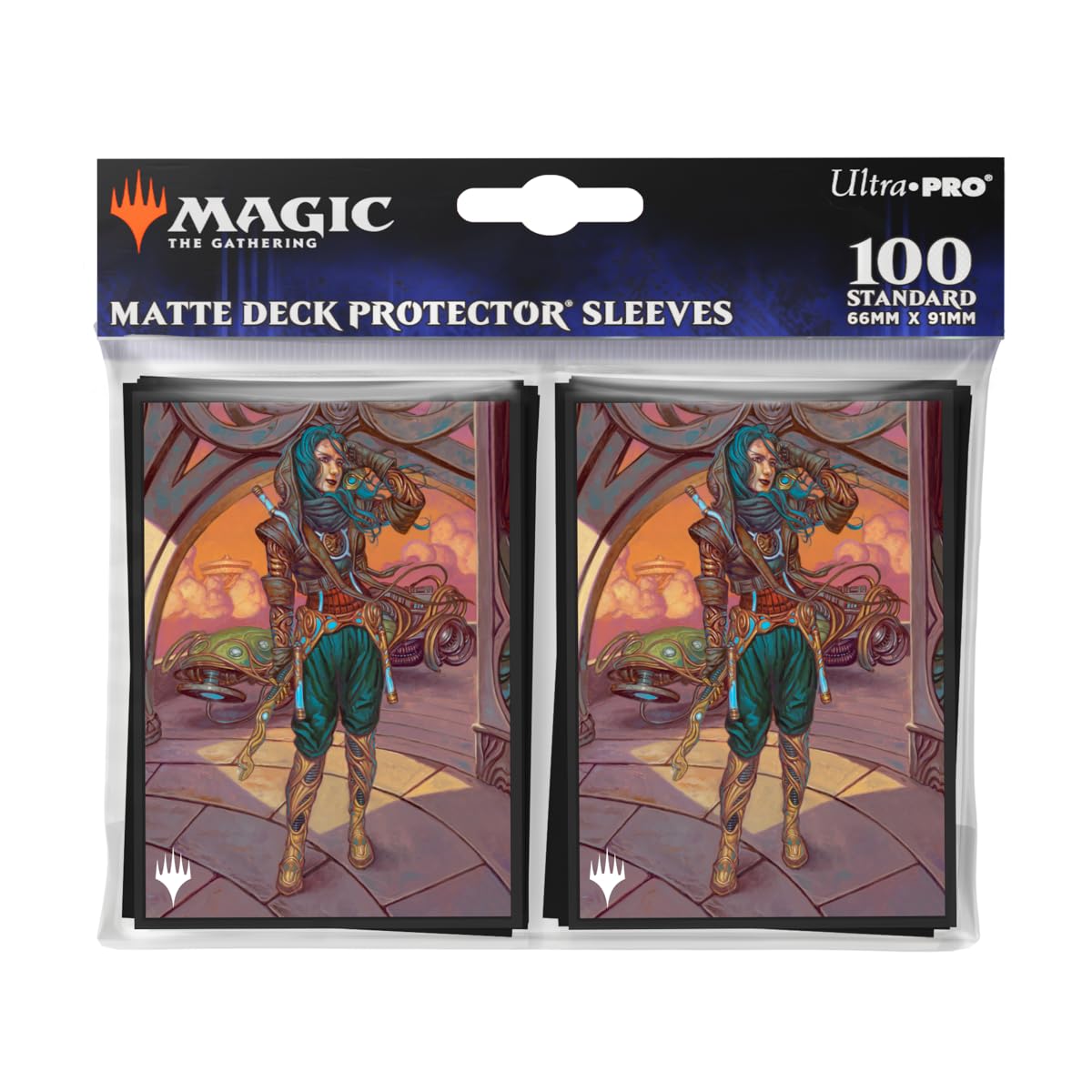 Ultra PRO - Aetherdrift Sita Varma, Masked Racer 100ct Deck Protector® Sleeves for Magic: The Gathering, Sports Cards, MTG, D&D Cards, Sized to Fit