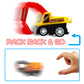 Funcorn Toys Pull Back Car, 12 Pcs Mini Truck Toy Kit Set, Play Construction Engineering Vehicle Educational Preschool for Children Boys Party Favors