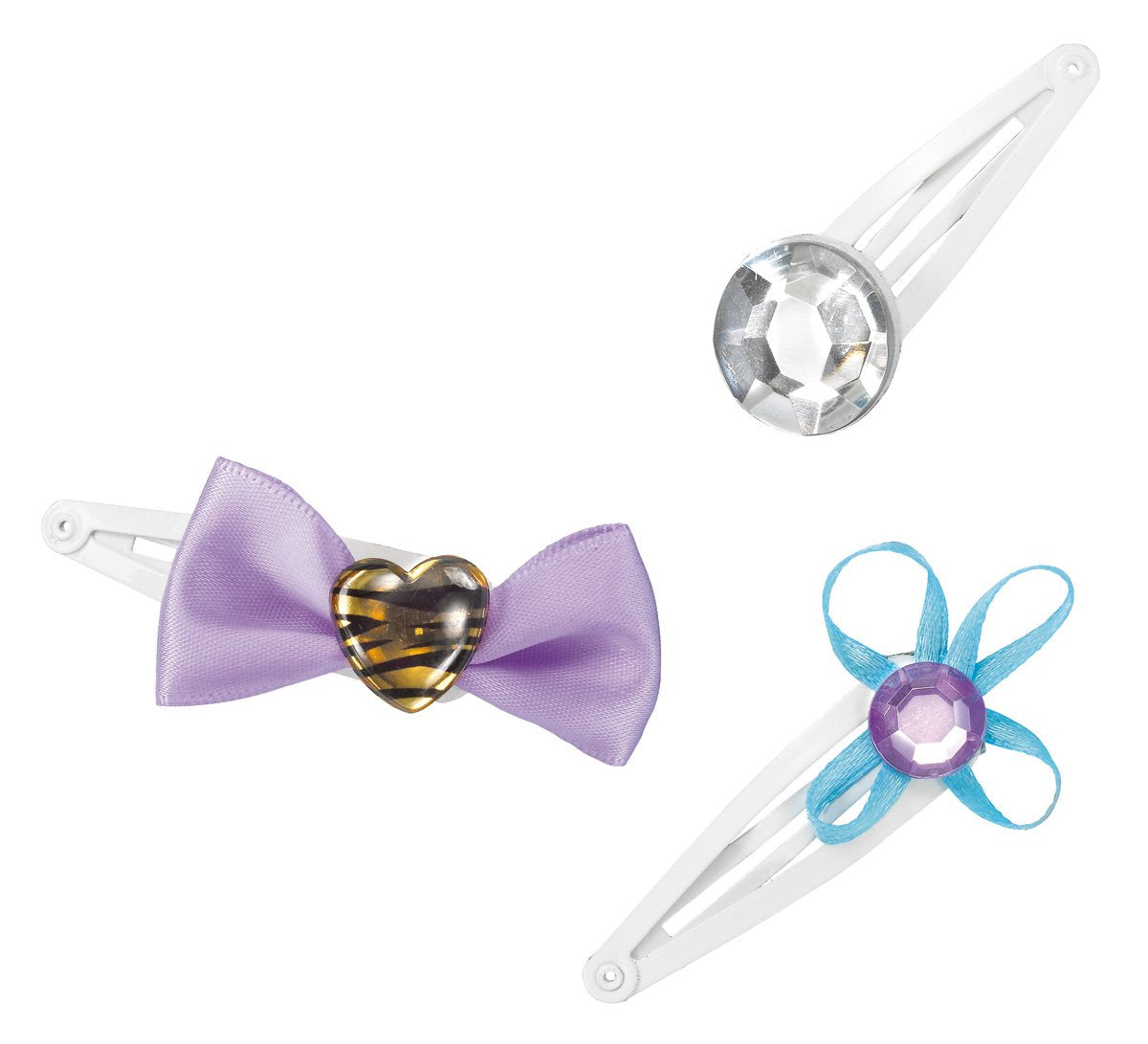 Creativity for Kids Sparkling Hair Accessory Set - Make Fashionable Hair Accessories - Teaches Beneficial Skills - for Ages 7 and Up